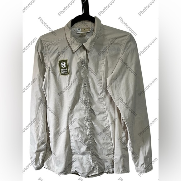 Exofficio Insect Shield Pinstriped Top Sz Small (4-6) - Picture 1 of 10